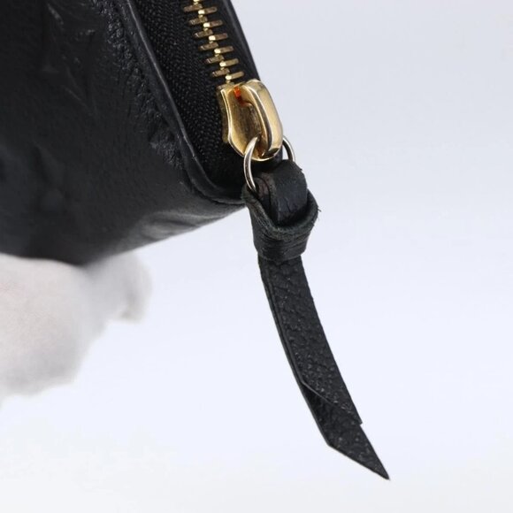 LOUIS VUITTON Monogram Empreinte Zippy Wallet Wallet Black M61864 LV Auth 144716 - Picture 9 of 16